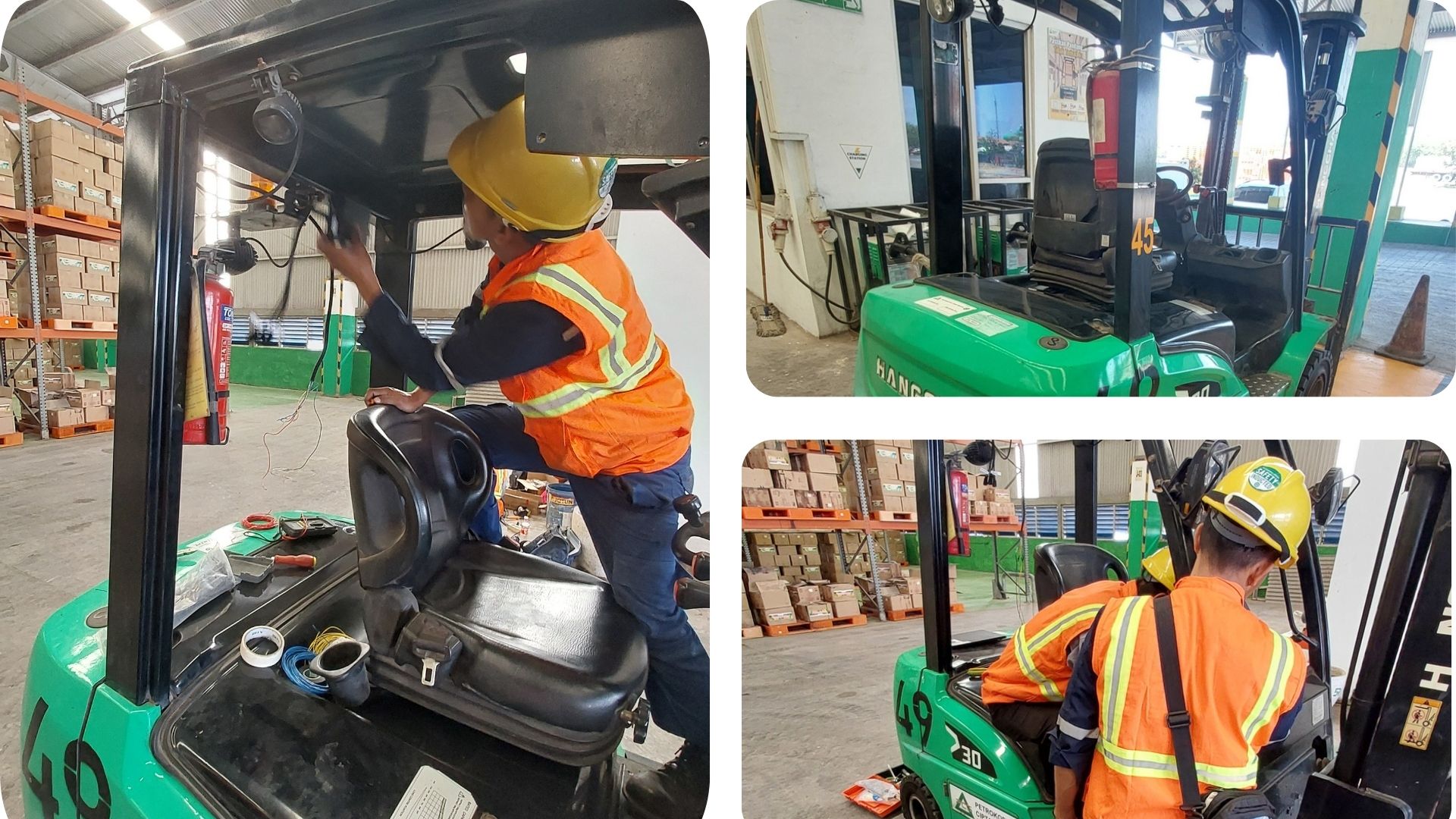 Flux GPS Forklift: Petrokimia Gresik