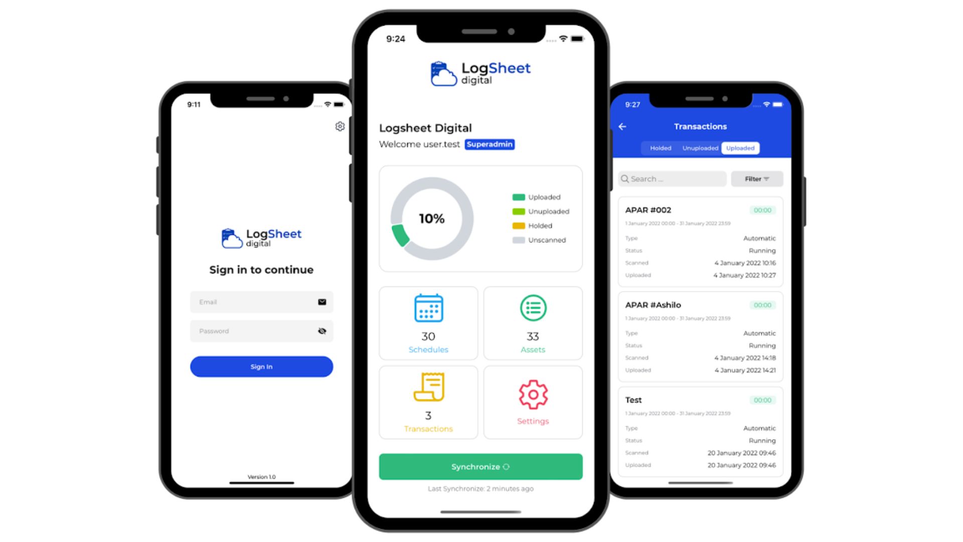 Digital Logsheet System – Indonesia